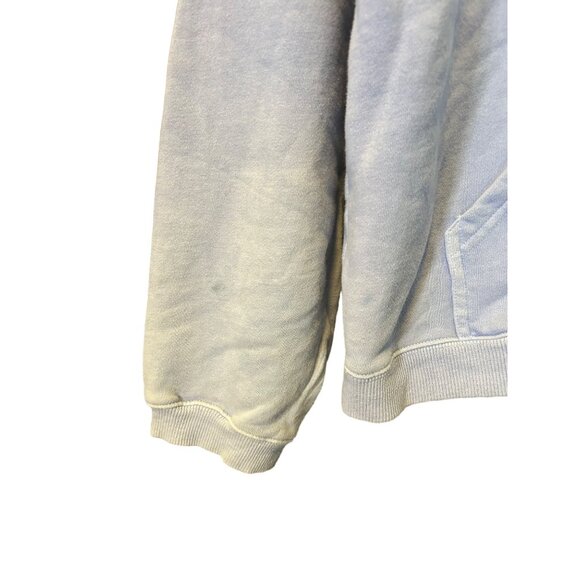 Foxwoods Light Blue Hoodie Size L Cotton Polyester Blend Front Zipper Pockets - Picture 5 of 10